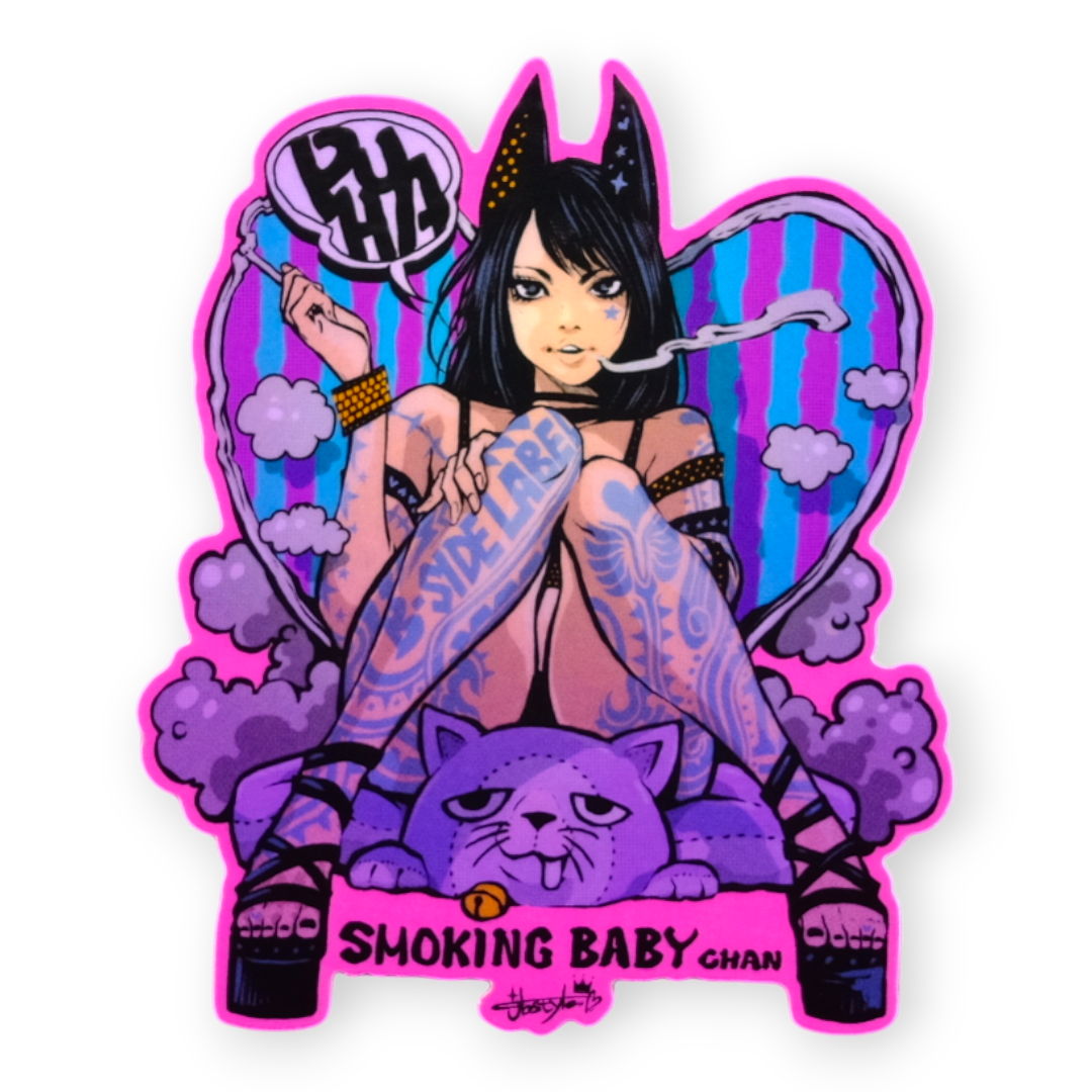 Smoking Baby-chan ✦ B-Side Label Sticker