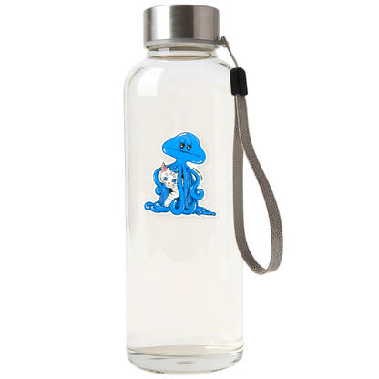 Buddies Blue Alien White Kitten ✦ B-Side Label Sticker on bottle