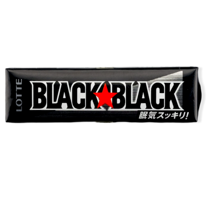 Lotte BLACK x BLACK Gum ✦ Japanese Candy