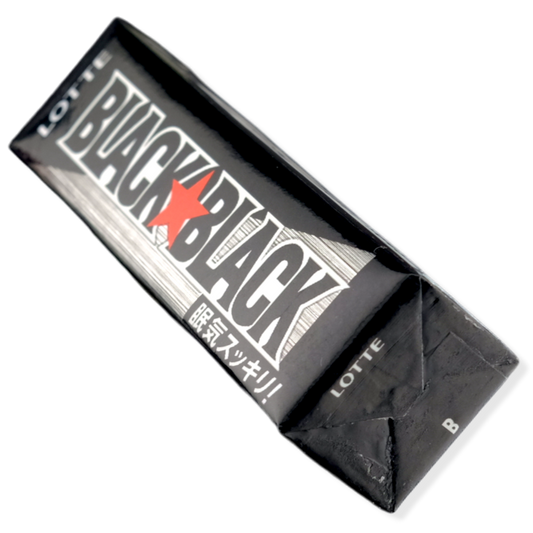 Lotte BLACK x BLACK Gum ✦ Japanese Candy