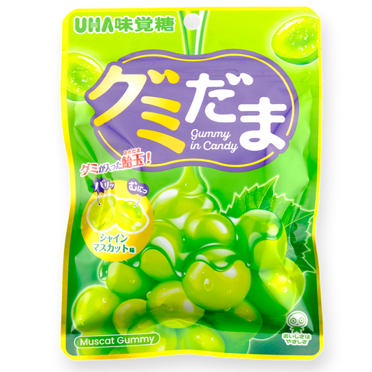 UHA Gummy-Core Candy ✦ Muscat Grape ✦ Japanese Candy