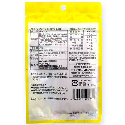 Sour Man Gummy Sticks ✦ Plum ✦ Japanese Candy