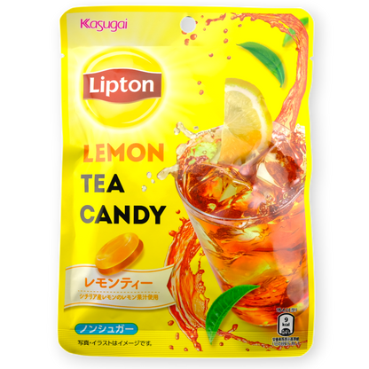 Kasugai Lipton (Sugar-free) Hard Candy ✦ Lemon Tea ✦ Japanese Candy