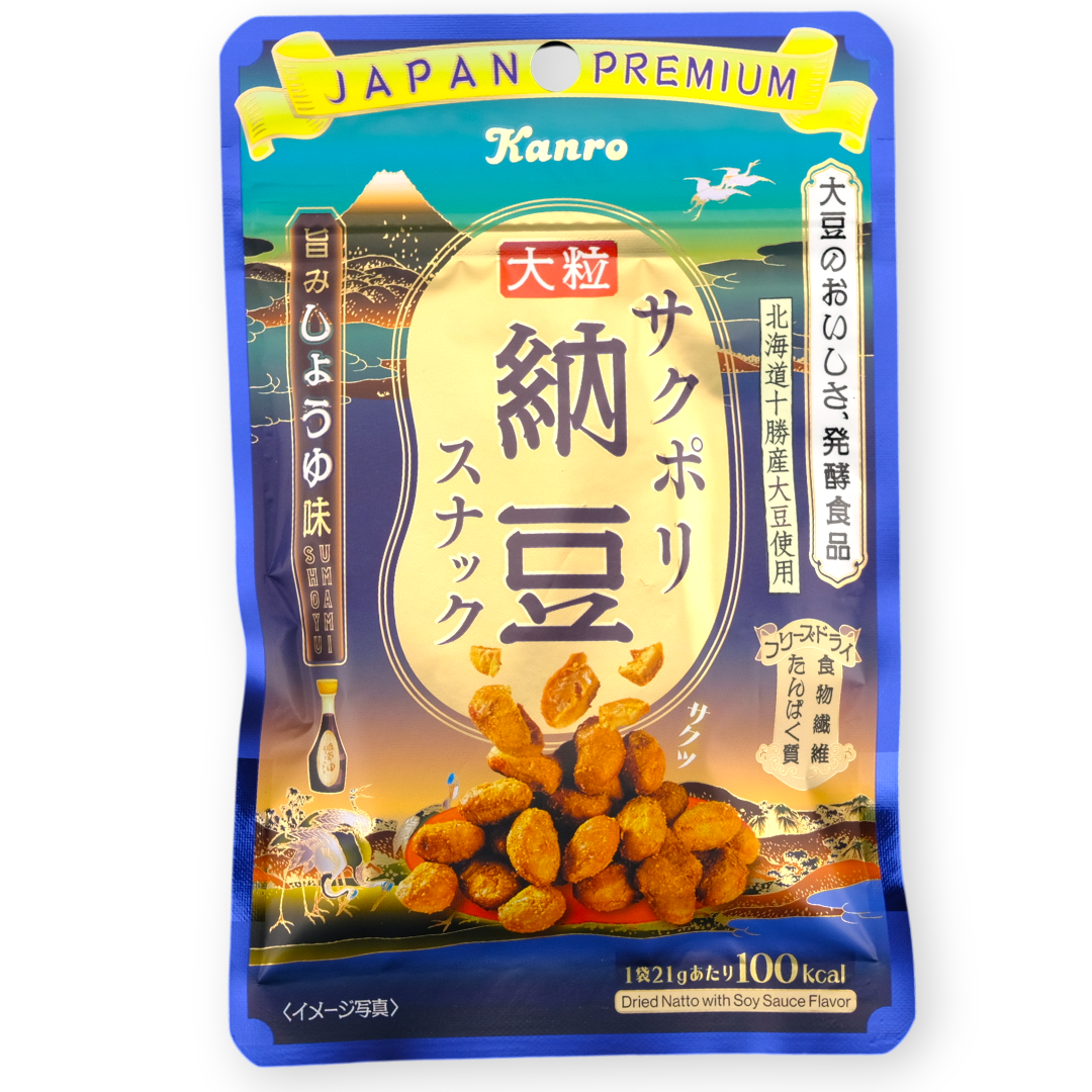 Kanro Dried Natto ✦ Soy Sauce Flavor ✦ Japanese Snack