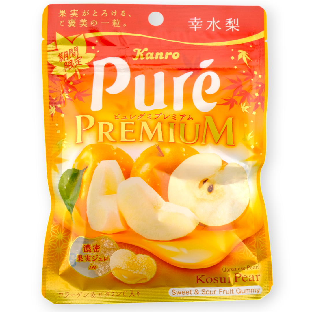 Kanro Puré Premium Gummy ✦ Asian Pear ✦ Japanese Candy