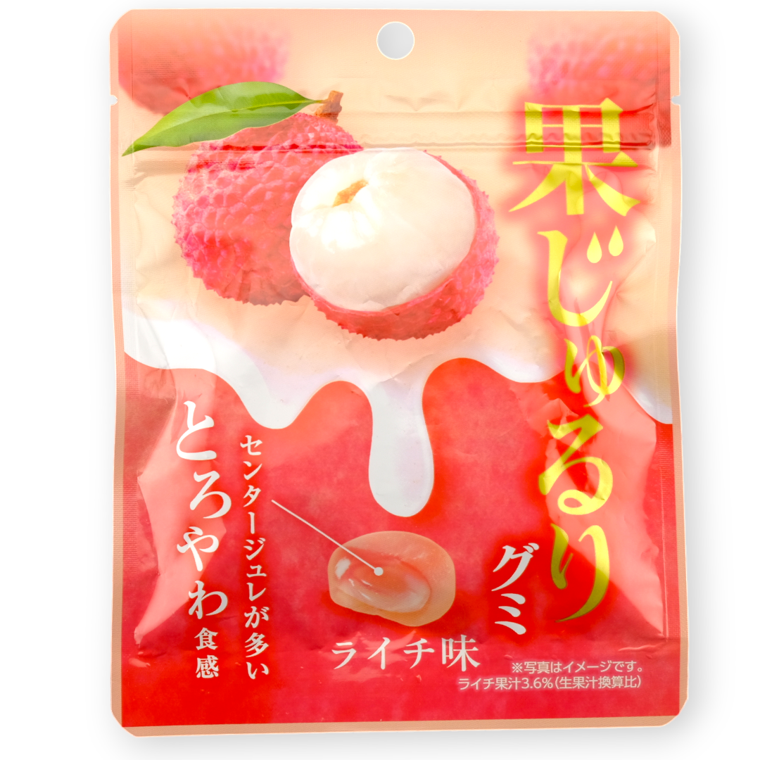 North Colors Jelly-Center Gummy ✦ Lychee ✦ Japanese Candy