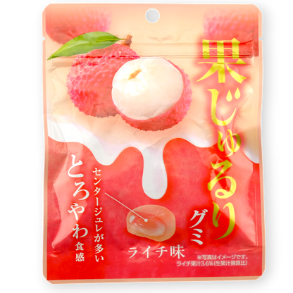 North Colors Jelly-Center Gummy ✦ Lychee ✦ Japanese Candy