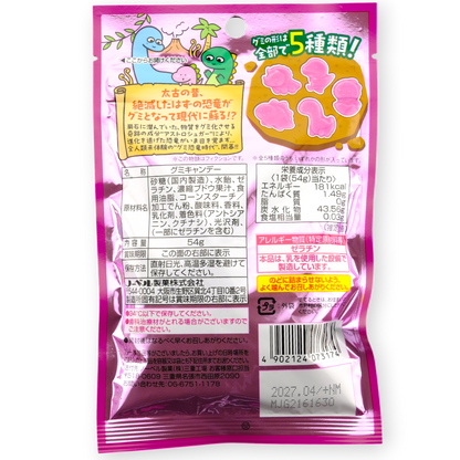 Nobel Gummy-Zaurus Dino Gummy ✦ Grape ✦ Japanese Candy