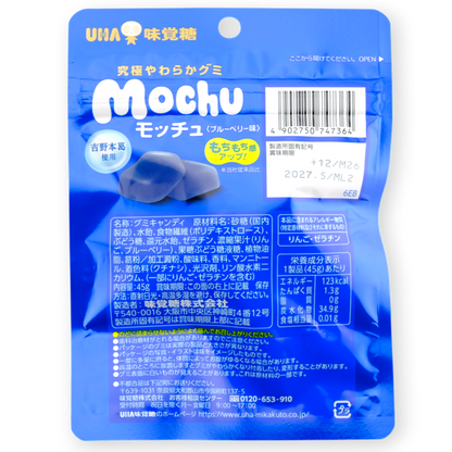 UHA Mochu Gummy ✦ Blueberry ✦ Japanese Candy