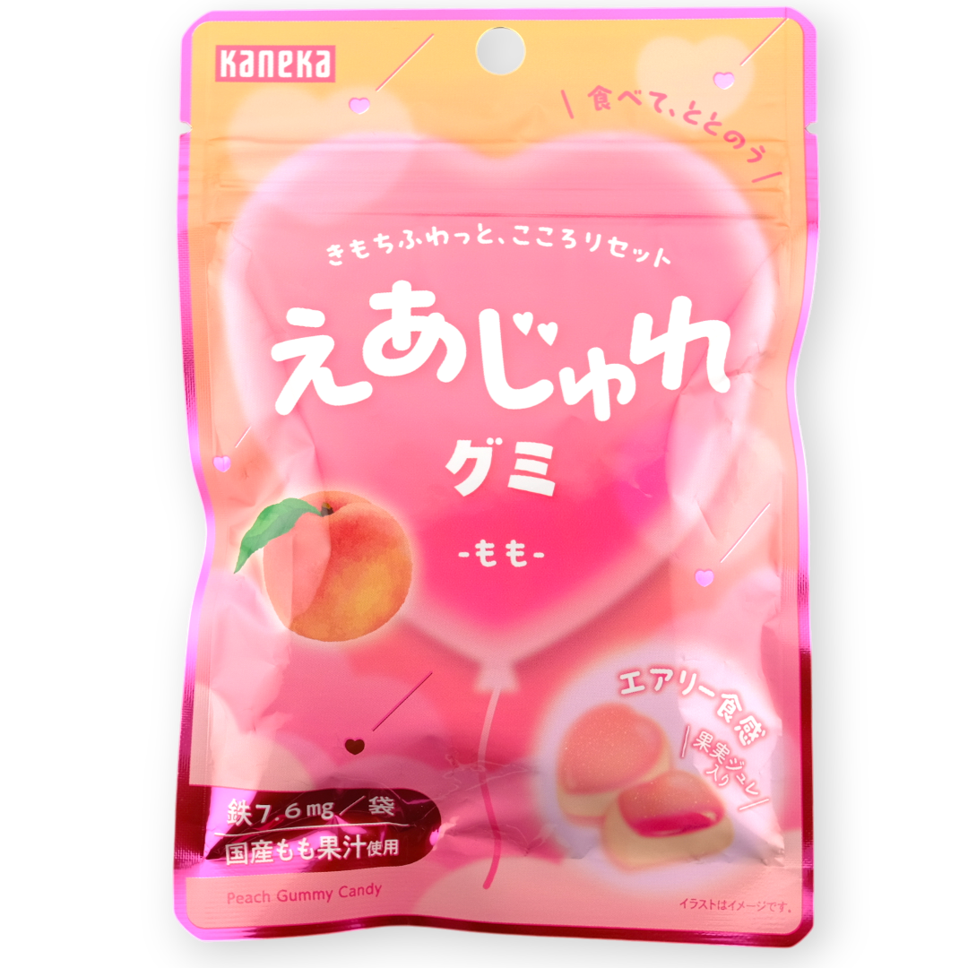 Kaneka Airy Jelly Gummy ✦ Peach ✦ Japanese Candy