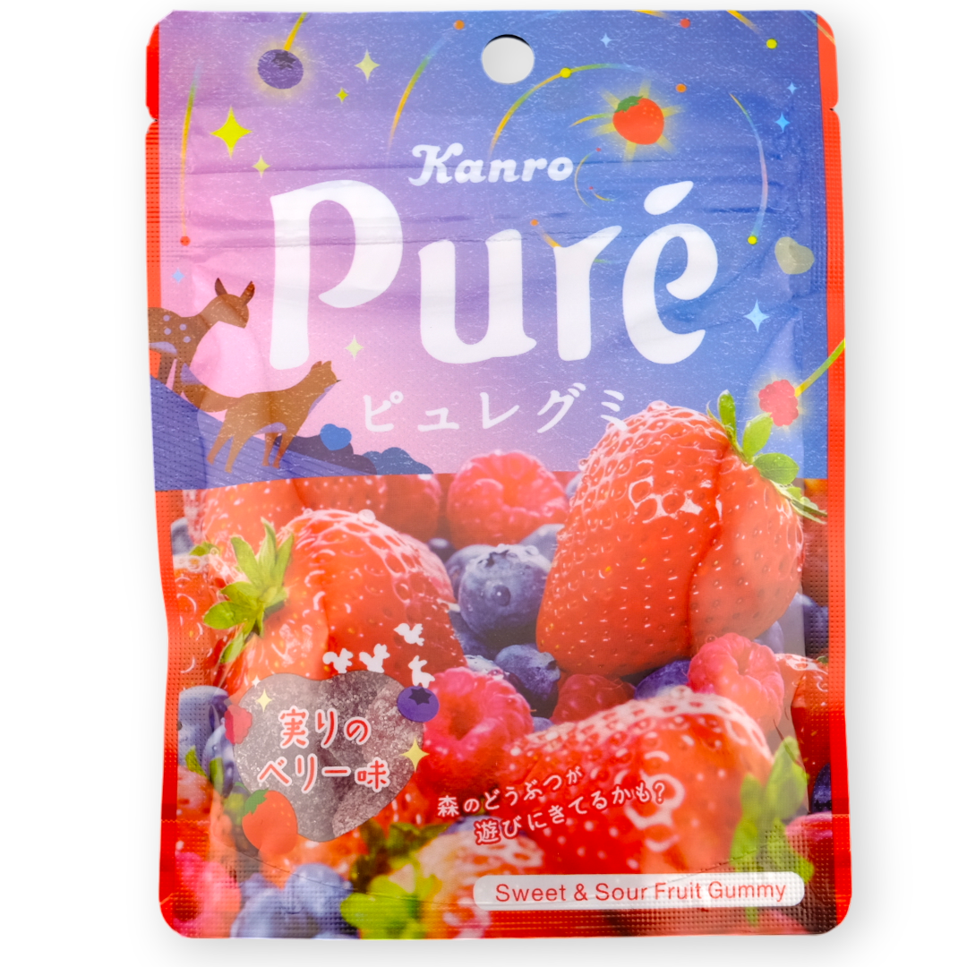 Kanro Puré Gummy ✦ Mixed Berry ✦ Japanese Candy