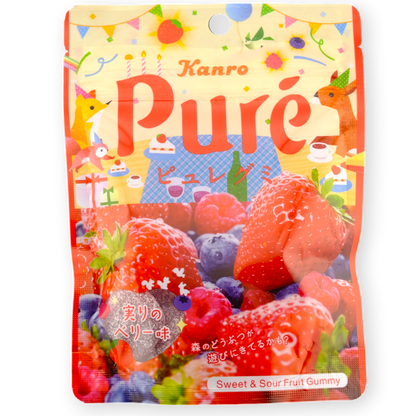 Kanro Puré Gummy ✦ Mixed Berry ✦ Japanese Candy