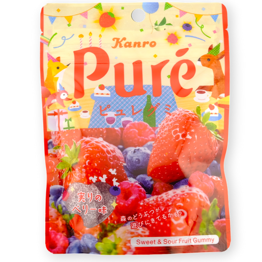 Kanro Puré Gummy ✦ Mixed Berry ✦ Japanese Candy