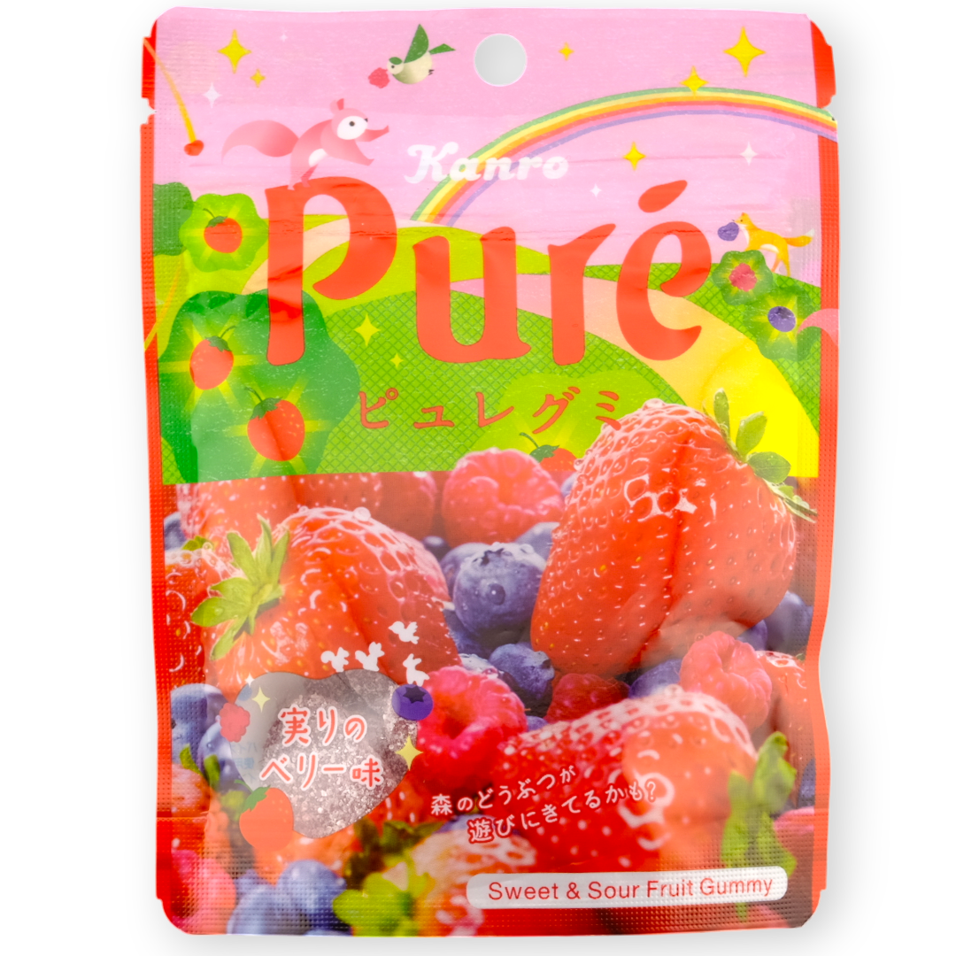 Kanro Puré Gummy ✦ Mixed Berry ✦ Japanese Candy