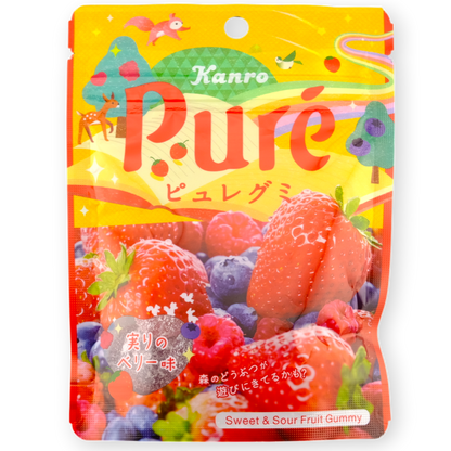 Kanro Puré Gummy ✦ Mixed Berry ✦ Japanese Candy