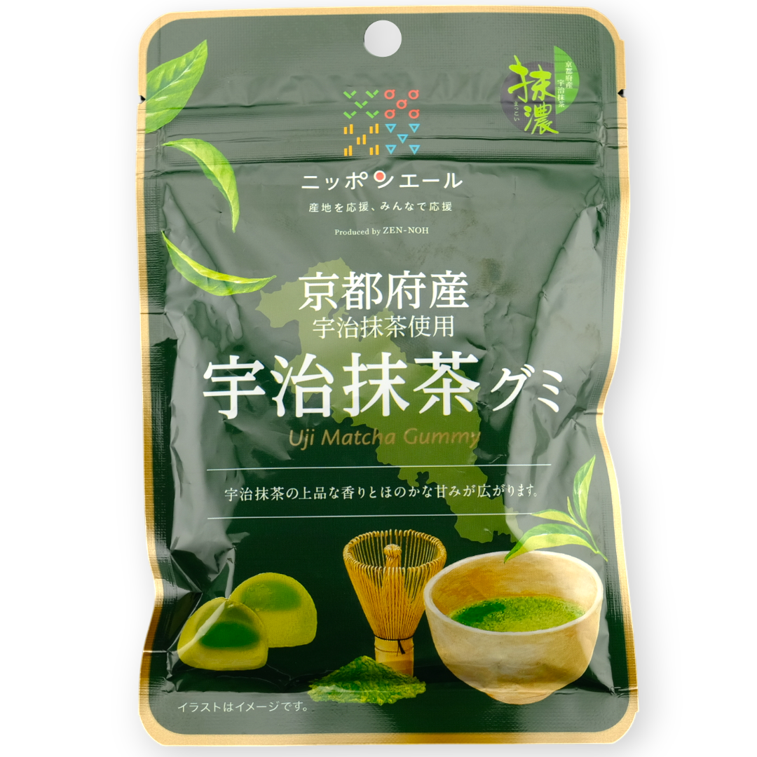 Zen-Noh Prefectural Gummy ✦ Kyoto Uji Matcha ✦ Japanese Candy