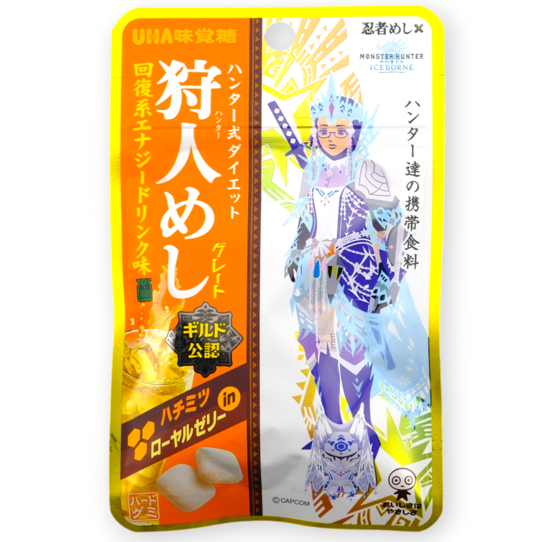 UHA Ninja Meshi x Monster Hunter World Gummy ✦ Honey Royal Jelly ✦ Japanese Candy
