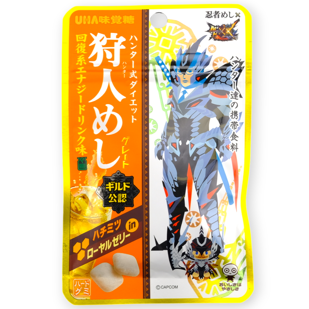UHA Ninja Meshi x Monster Hunter World Gummy ✦ Honey Royal Jelly ✦ Japanese Candy