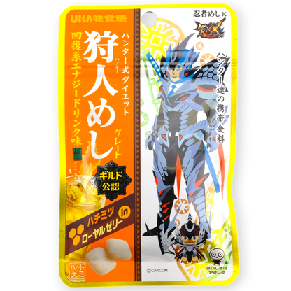 UHA Ninja Meshi x Monster Hunter World Gummy ✦ Honey Royal Jelly ✦ Japanese Candy
