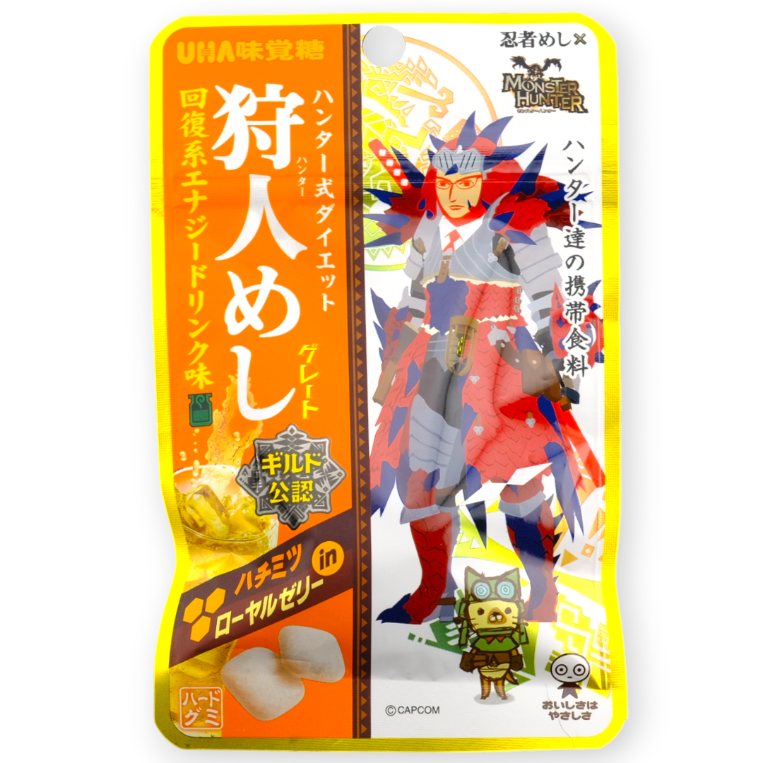 UHA Ninja Meshi x Monster Hunter World Gummy ✦ Honey Royal Jelly ✦ Japanese Candy
