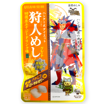 UHA Ninja Meshi x Monster Hunter World Gummy ✦ Honey Royal Jelly ✦ Japanese Candy