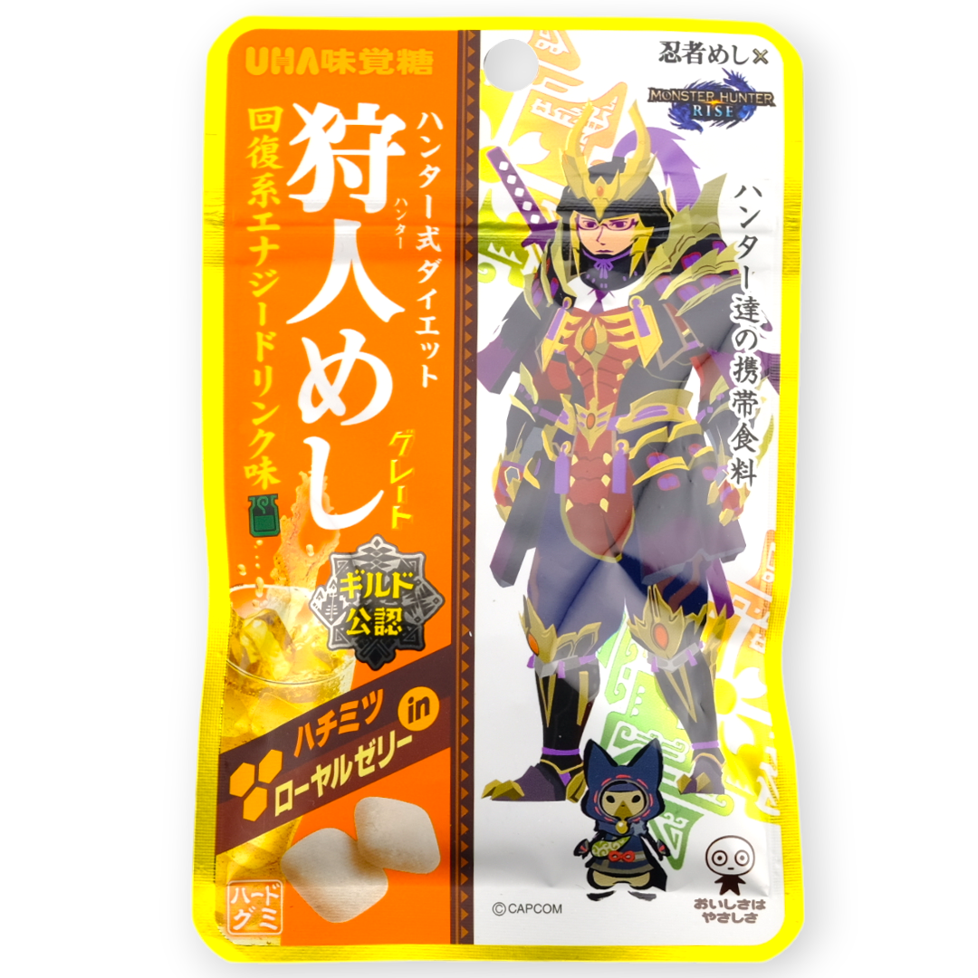 UHA Ninja Meshi x Monster Hunter World Gummy ✦ Honey Royal Jelly ✦ Japanese Candy