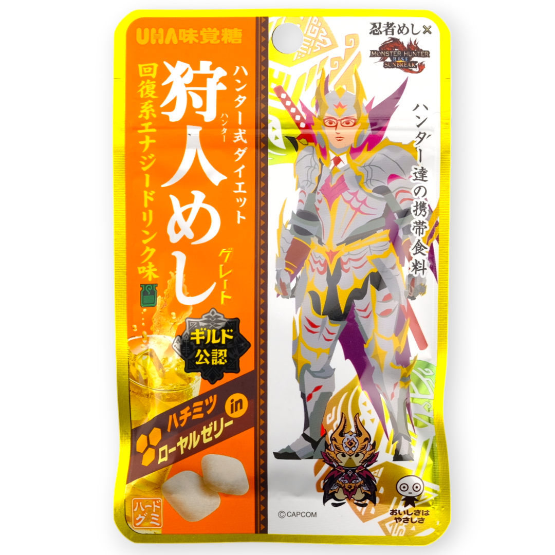 UHA Ninja Meshi x Monster Hunter World Gummy ✦ Honey Royal Jelly ✦ Japanese Candy