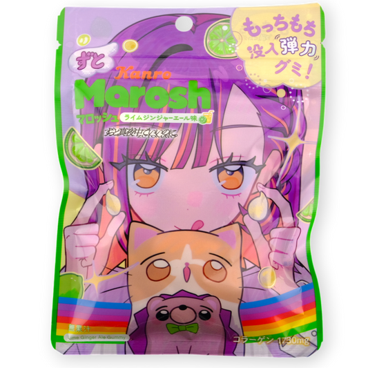 Kanro MAROSH x ZUTOMAYO Gummy ✦ Lime Ginger Ale ✦ Japanese Candy