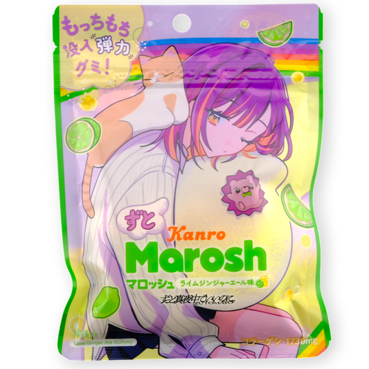 Kanro MAROSH x ZUTOMAYO Gummy ✦ Lime Ginger Ale ✦ Japanese Candy