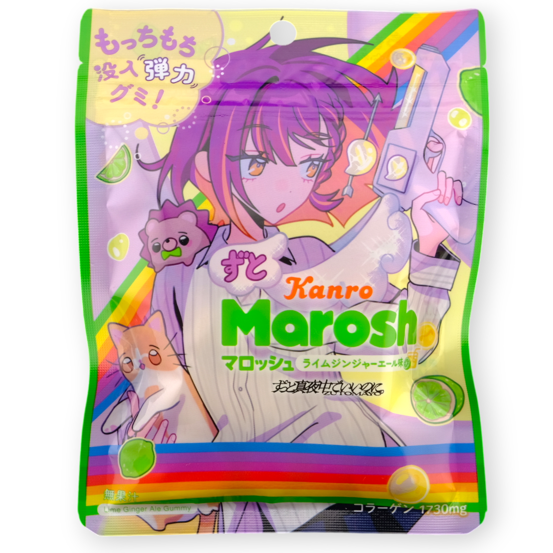 Kanro MAROSH x ZUTOMAYO Gummy ✦ Lime Ginger Ale ✦ Japanese Candy