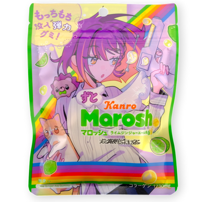 Kanro MAROSH x ZUTOMAYO Gummy ✦ Lime Ginger Ale ✦ Japanese Candy