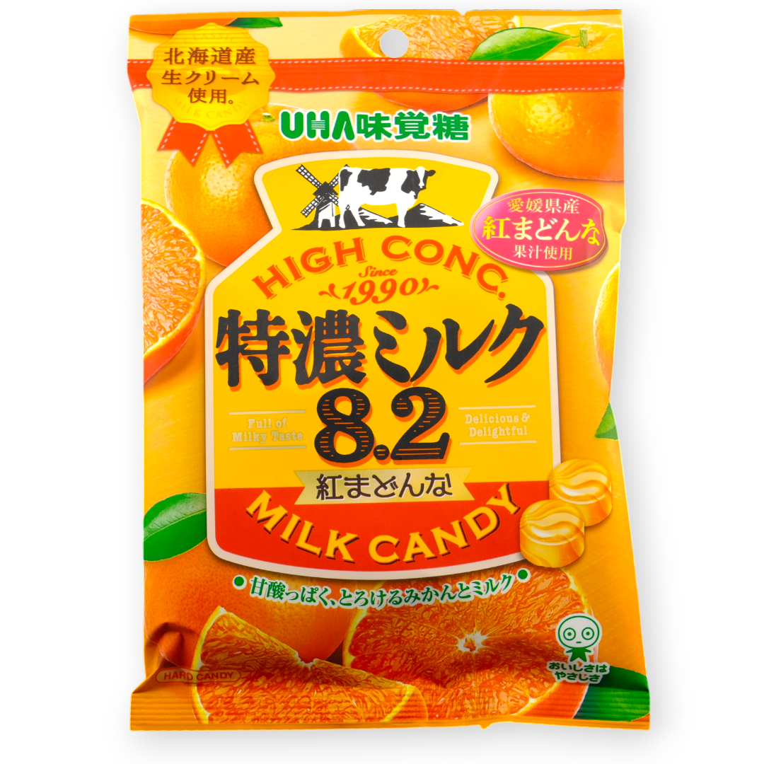 UHA Hokkaido Milk Hard Candy ✦ Orange ✦ Japanese Candy