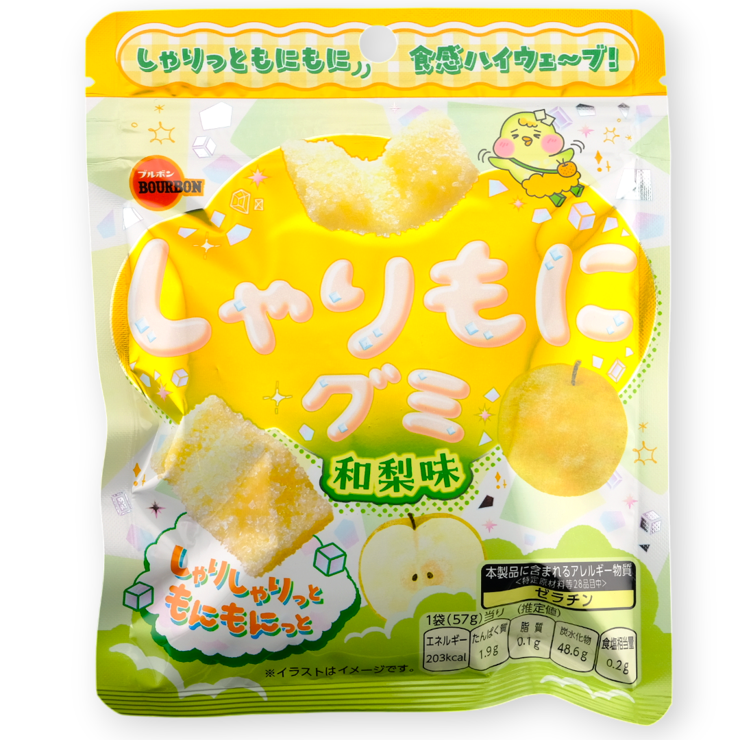 Bourbon Sharimoni Gummy ✦ Asian Pear ✦ Japanese Candy