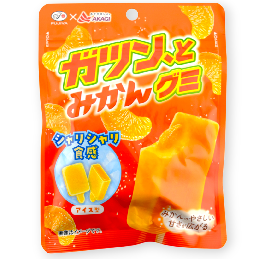 Fujiya Shari Shari Gummy ✦ Mandarin Orange ✦ Japanese Candy