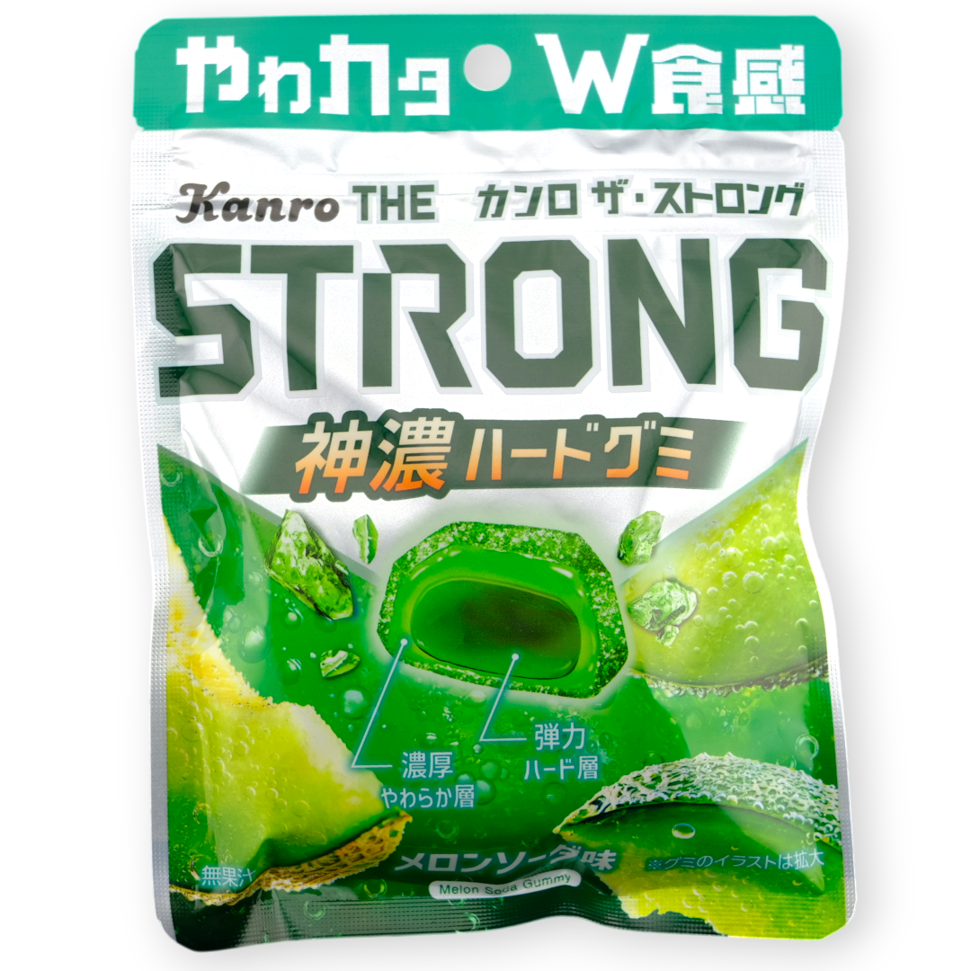 Kanro THE STRONG Gummy ✦ Melon Soda ✦ Japanese Candy