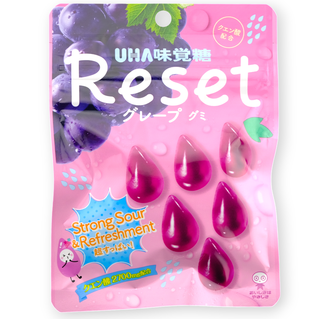 UHA Reset Gummy ✦ Sour Grape ✦ Japanese Candy