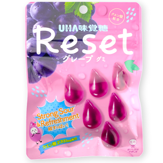 UHA Reset Gummy ✦ Sour Grape ✦ Japanese Candy