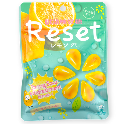 UHA Reset Gummy ✦ Sour Lemon ✦ Japanese Candy