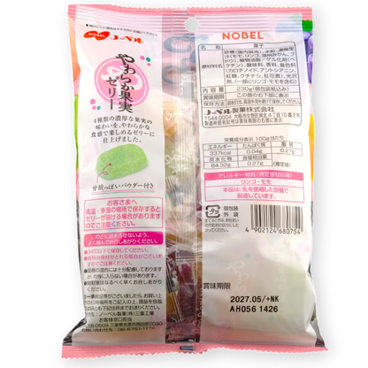 Nobel Yawaraka Kajitsu Jelly ✦ Mixed Fruit ✦ Japanese Candy