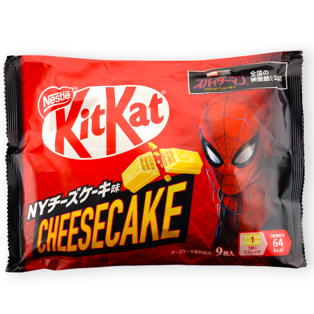 Nestlé KitKat x Spider-Man Wafers ✦ New York Cheesecake ✦ Japanese Candy