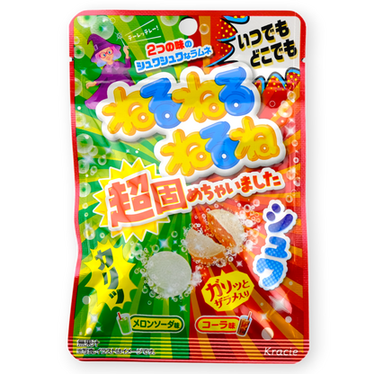 Kracie NuruNuruNuruNu Ramune Candy ✦ Fizzy Cola & Melon Soda ✦ Japanese Candy