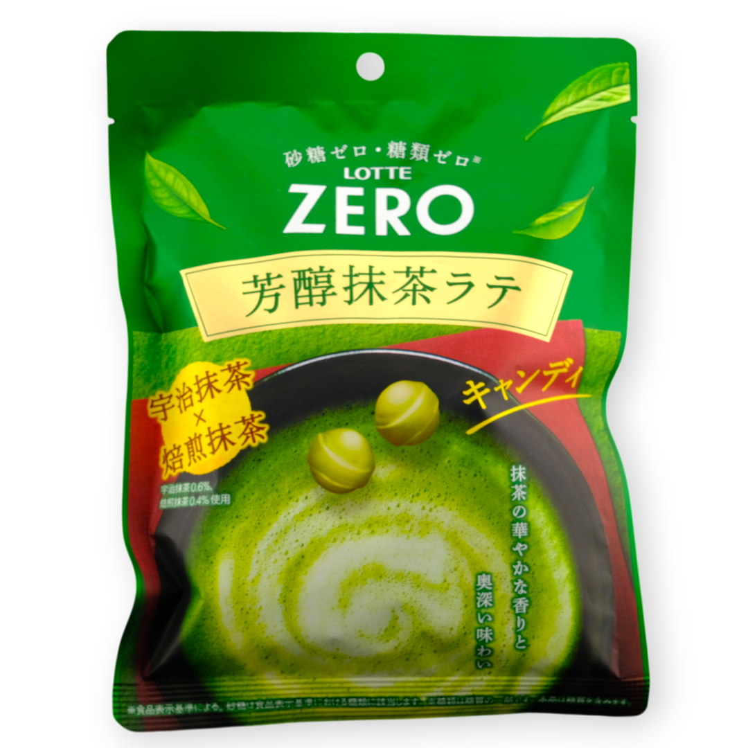 Lotte Zero ✦ Hard Milk Candy ✦ Rich Matcha Latte ✦ Japanese Candy