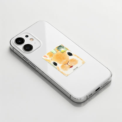 Bunny & Girl Face-Time ✦ B-Side Label Sticker
