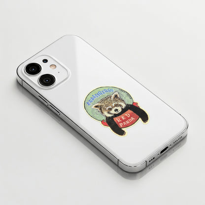 Red Panda Endangered ✦ B-Side Label Sticker