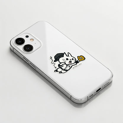 Baseball Cat Shortstop ✦ B-Side Label Sticker