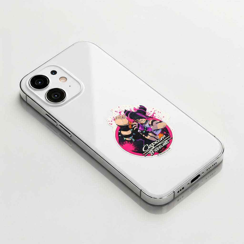 Street Fighter Juri ✦ B-Side Label Sticker