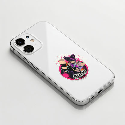 Street Fighter Juri ✦ B-Side Label Sticker