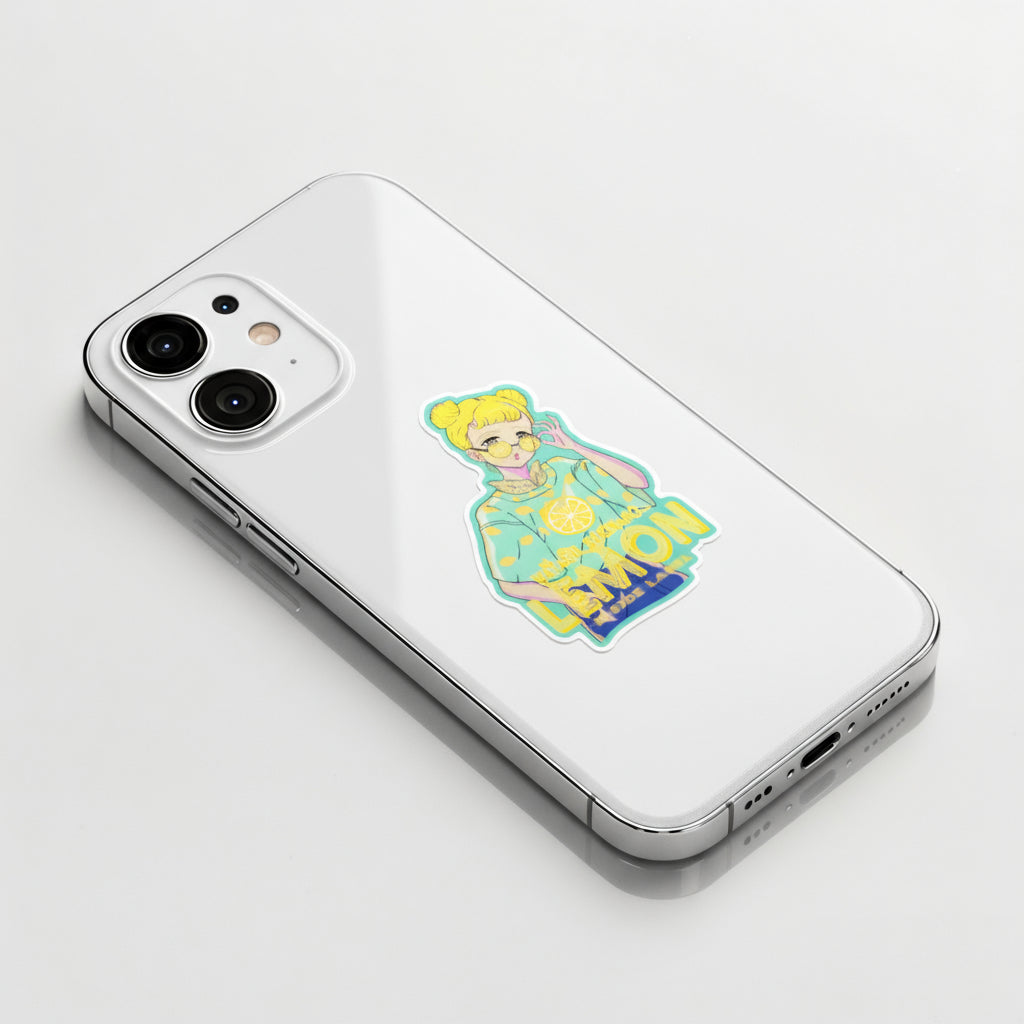 Lemon Girlie ✦ B-Side Label Sticker