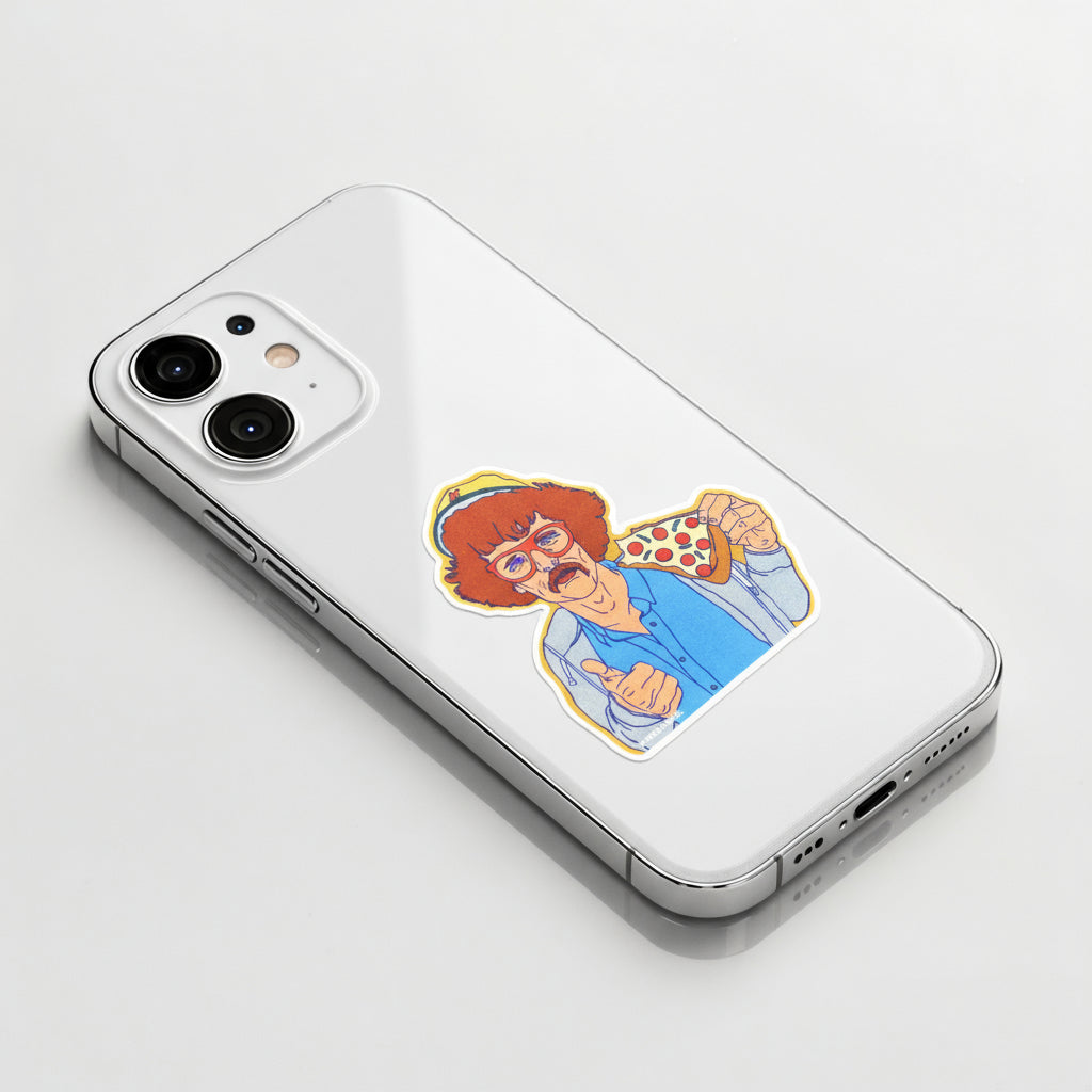 Cool Pizza Guy ✦ B-Side Label Sticker