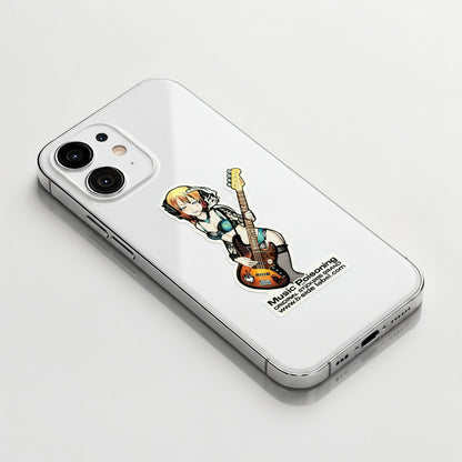 Tattooed Bass Girlie ✦ B-Side Label Sticker